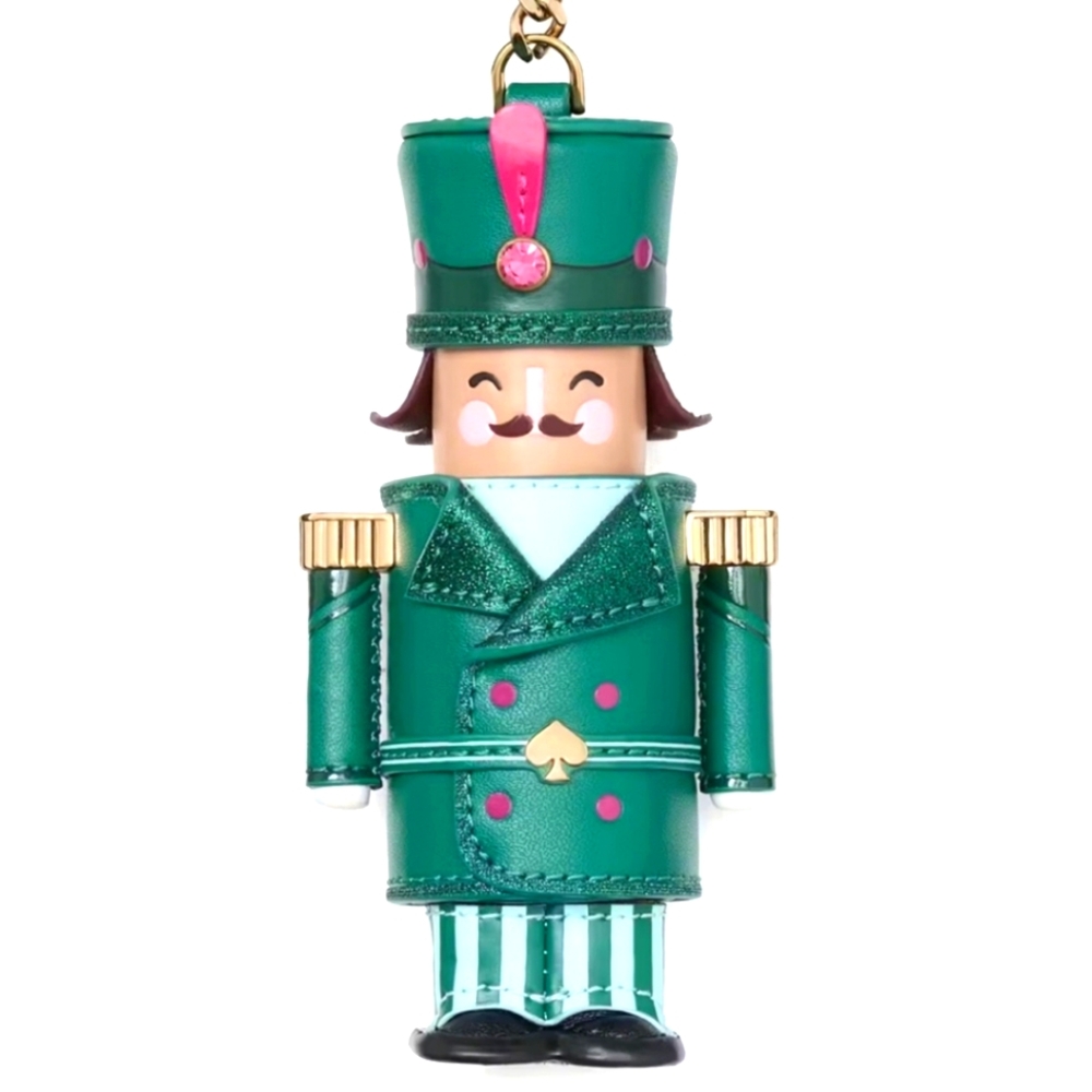 Kate Spade Green Nutcracker Keychain